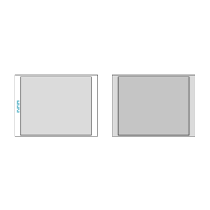 White Rectangular Porcelain Plates